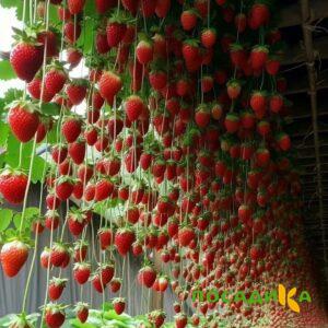 Клубника ампельная Анастасия купить по цене от 370р. в интернет-магазине «Посадика» с доставкой почтой в в Пионерскийе и по всей России – [изображение №1].